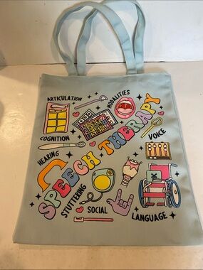 NWOT Speech Therapy Tote Bag